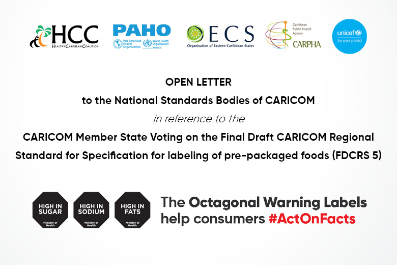 Open Letter to the National Standards Bodies of CARICOM