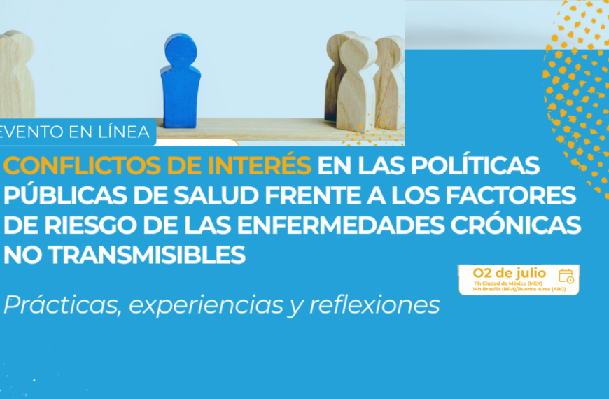 Invitación a Webinar | Cómo blindar las políticas de salud pública frente a los intereses corporativos